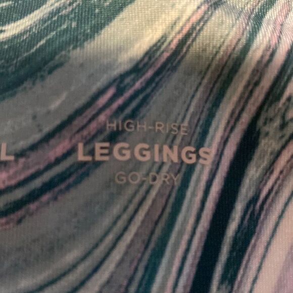Old Navy High-rise go dry marble design leggings size L - Picture 1 of 5